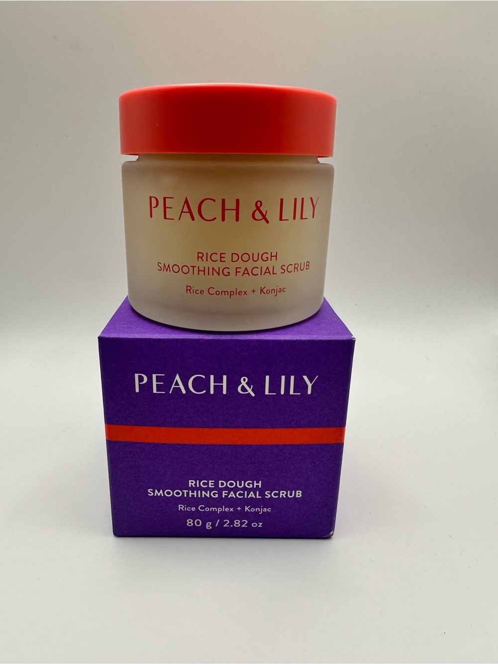 Peach & Lily Rice Dough Smoothing Facial Scrub 2.82 oz